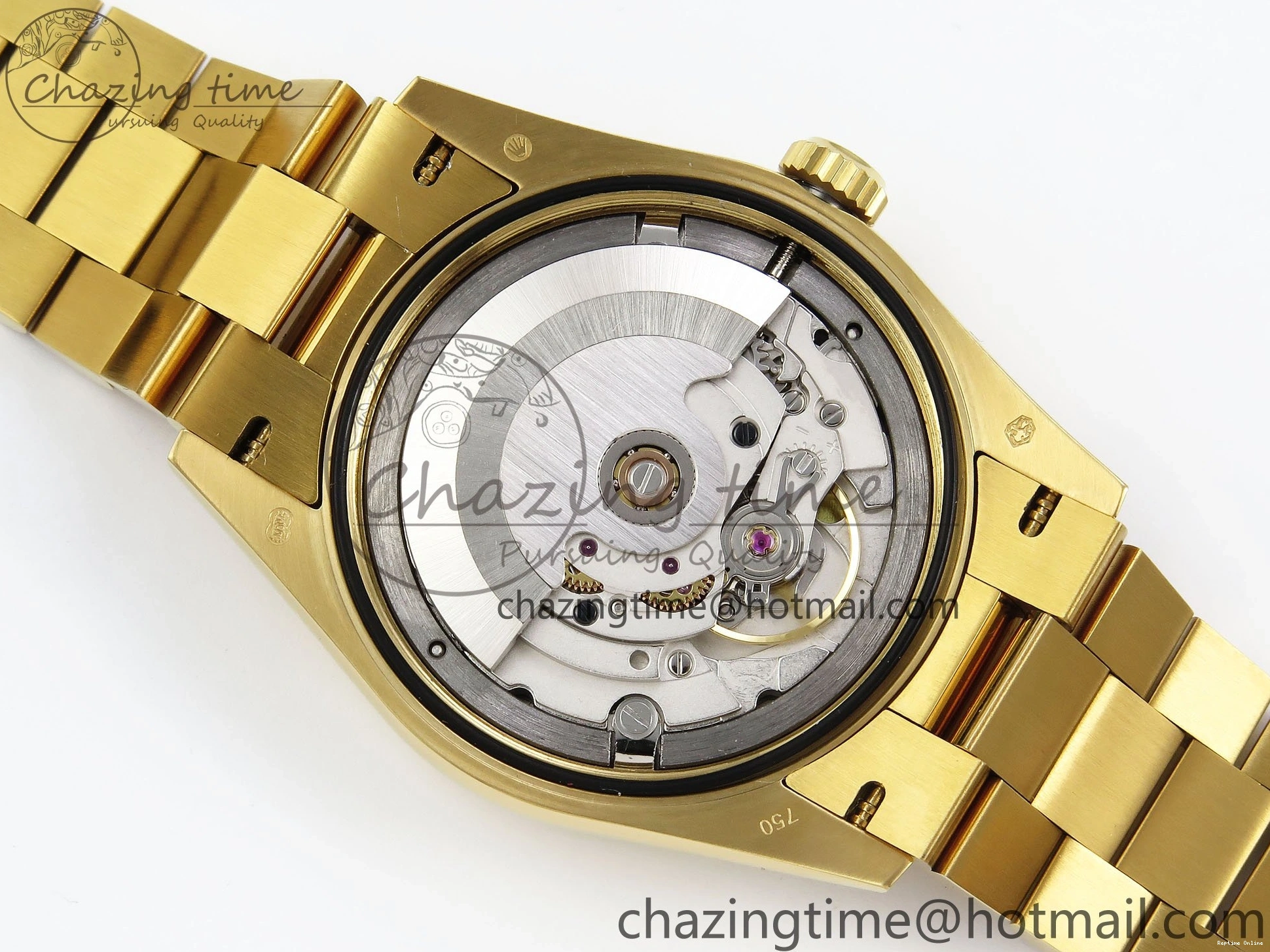 0103 StreetReady Day Date 36 YG TWSF Best Edition YG Diamonds Dial on YG Bracelet A 1616